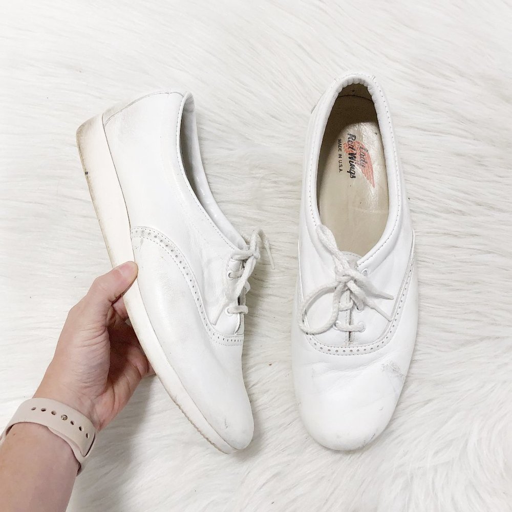RED WINGS Lady Vintage White Oxford SZ 12